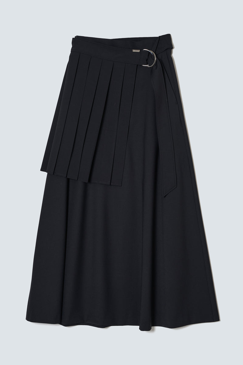 PLEAT BELT SKIRT ｜ mikage shin – MIKAGE SHIN