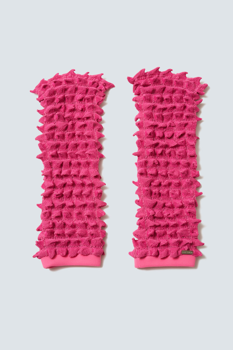Versatile Spiky Embroidery Knit Leg Warmers(Pink) – MIKAGE SHIN