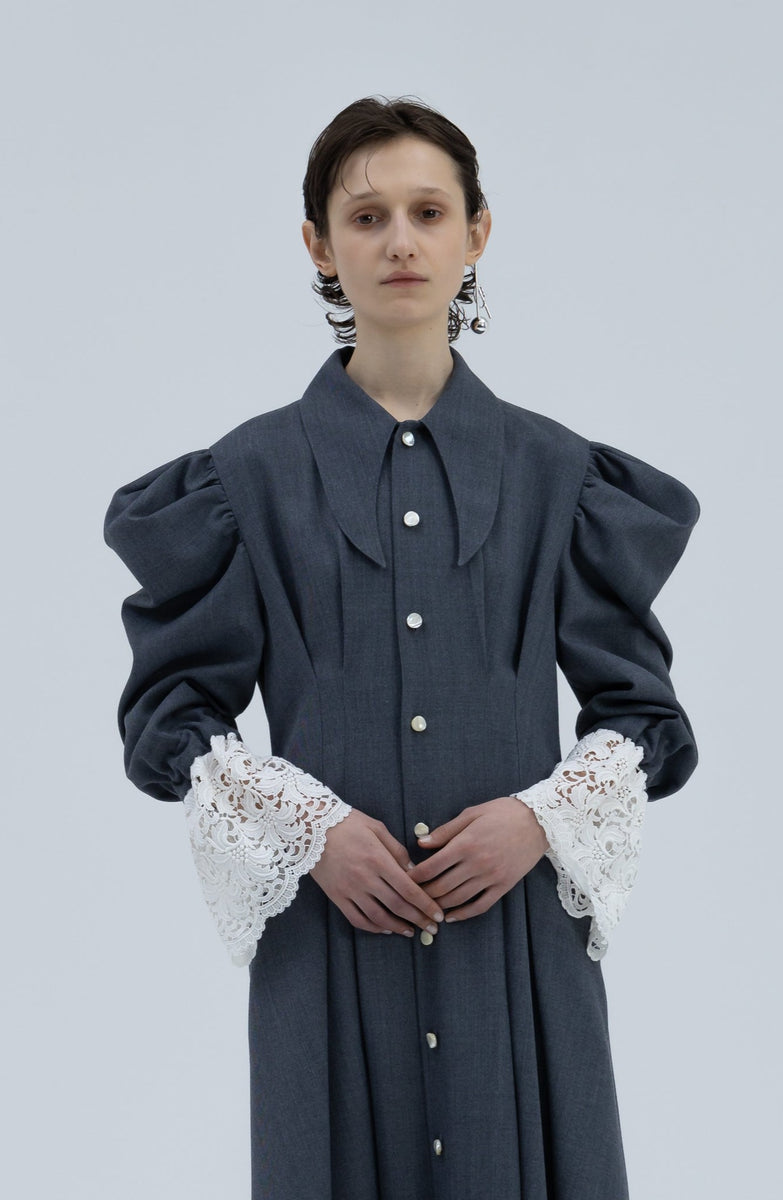 Ameri　PUFF SLEEVE WOOL JACKET アメリヴィンテージ PUFF SLEEVE WOOL JACKET M アウター Ameri