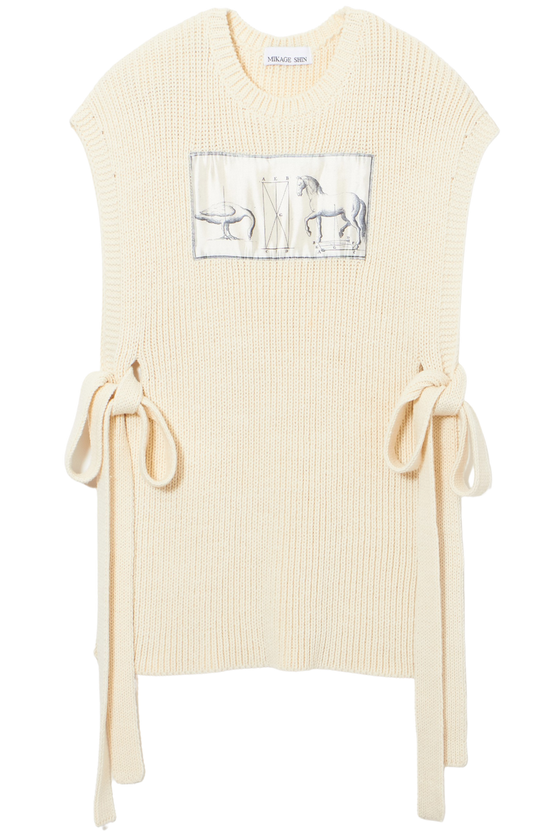 Horse Knit Vest Dress