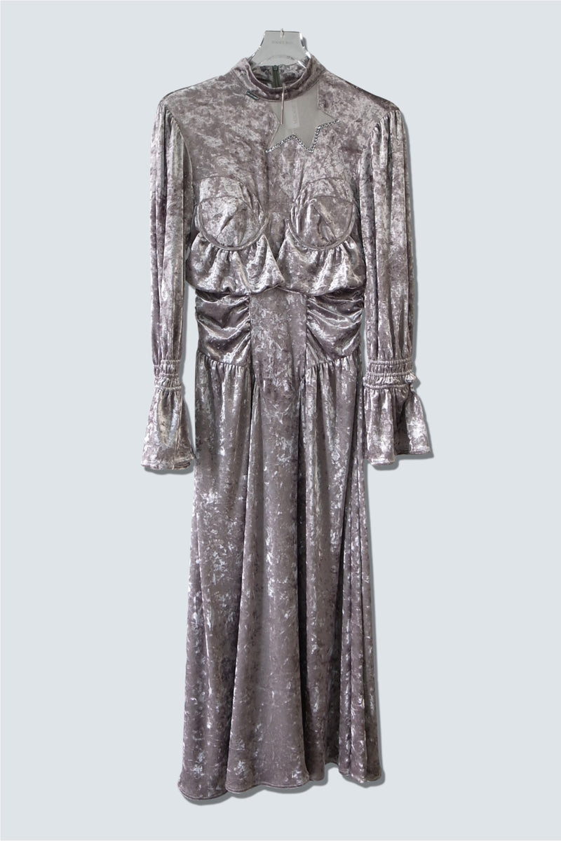 【予約商品】Star Sculptured Velours  Dress