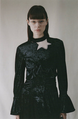 【予約商品】Star Sculptured Velours  Dress