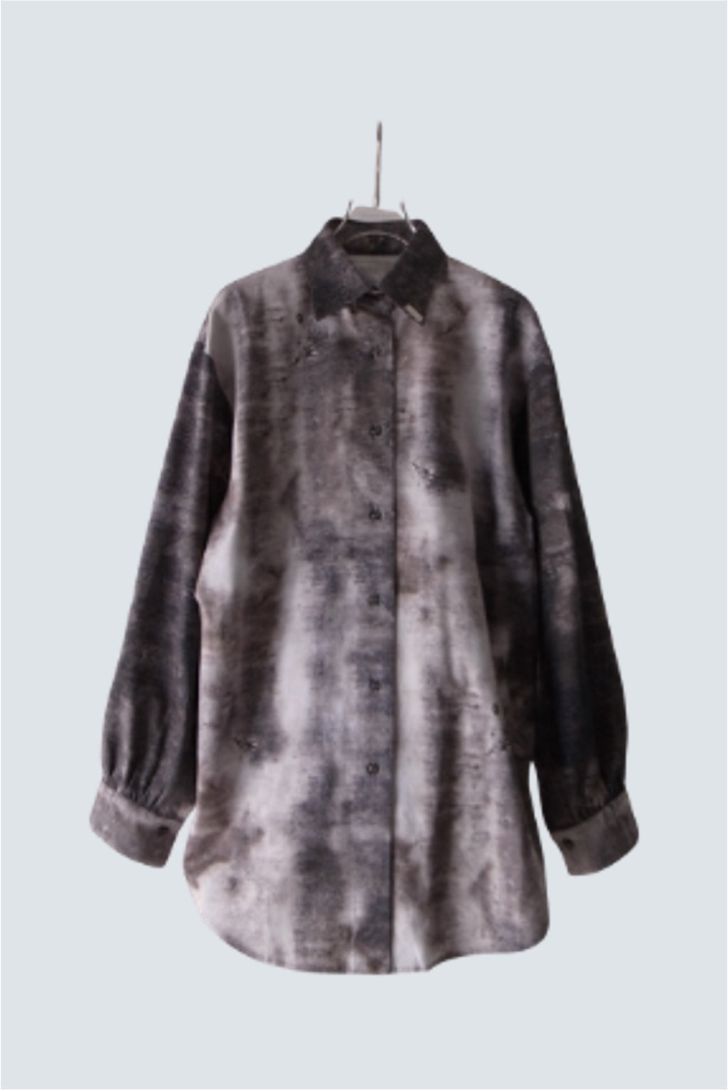 【NEW IN】Salt Corrosion Denim Shirt (CHARCOAL)