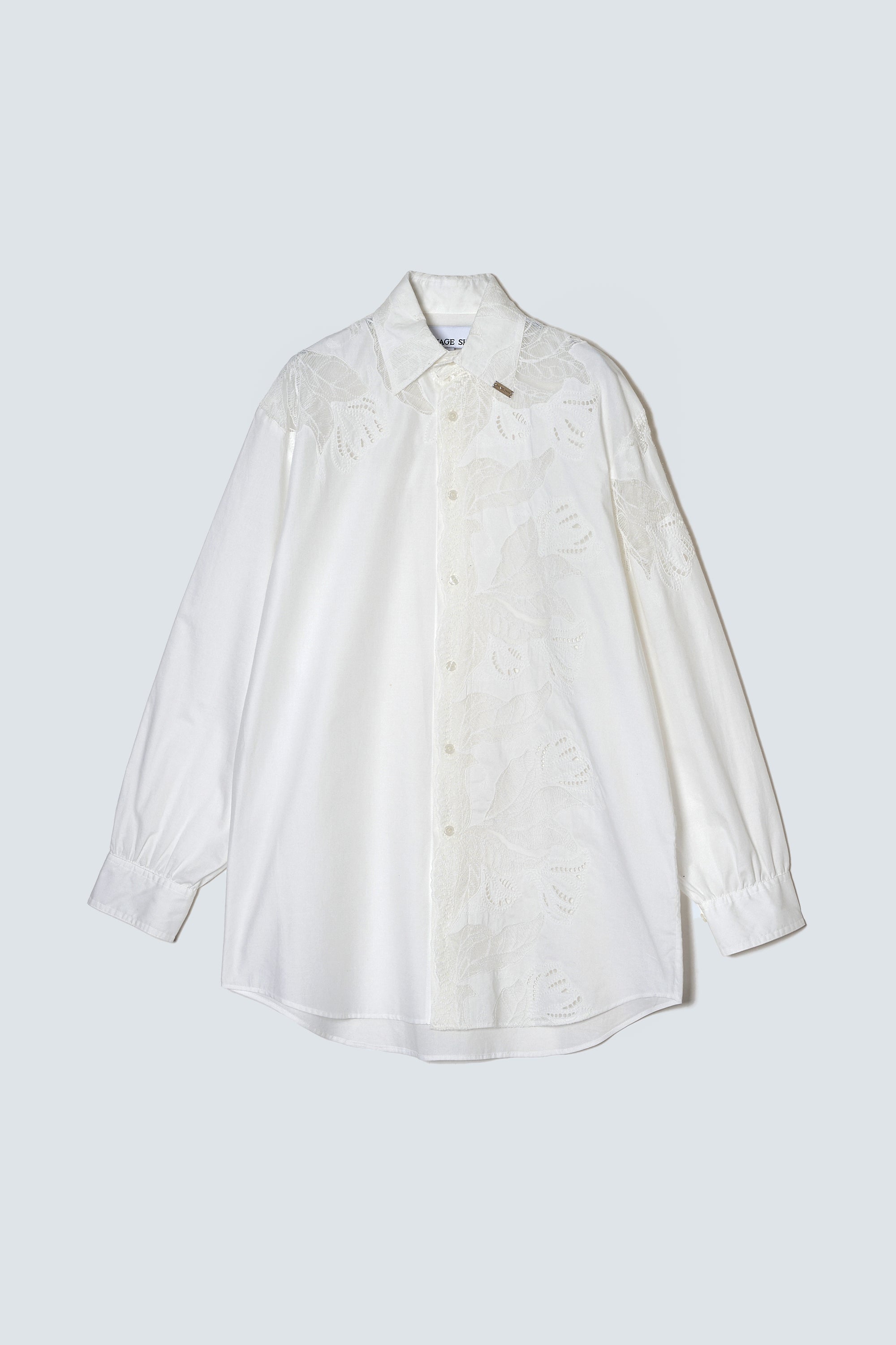 Lace Docking Dress Shirt – MIKAGE SHIN