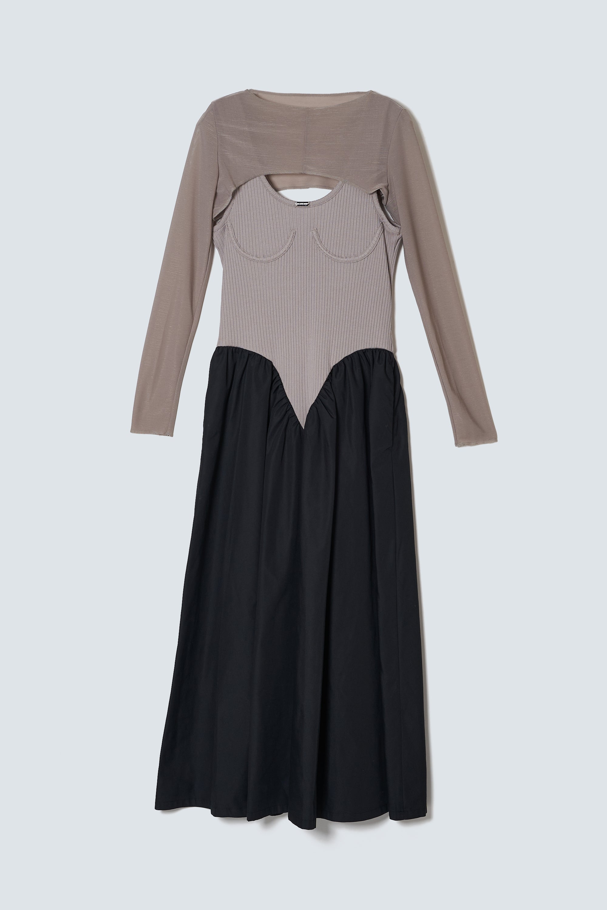 Layering Sculptured Dress｜MIKAGE SHIN 