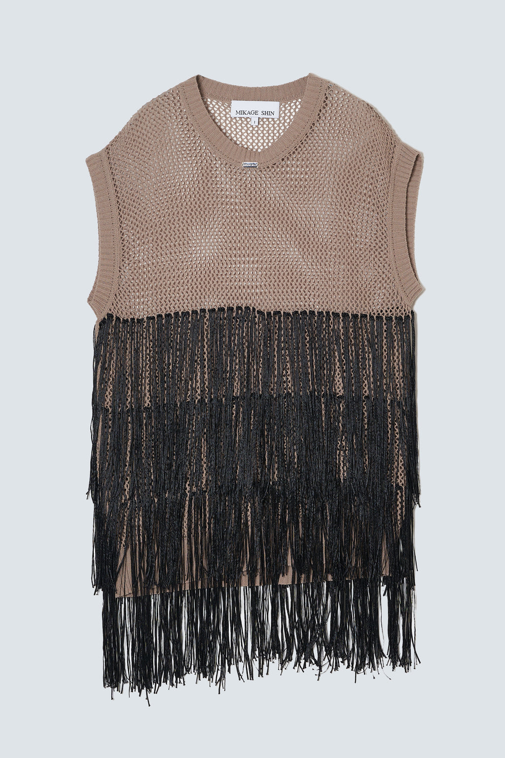 【予約商品】Fringe Sheer Knit Vest