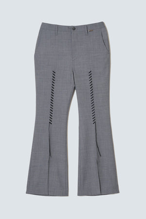 【予約商品】Embroidery Slit Flare Pants