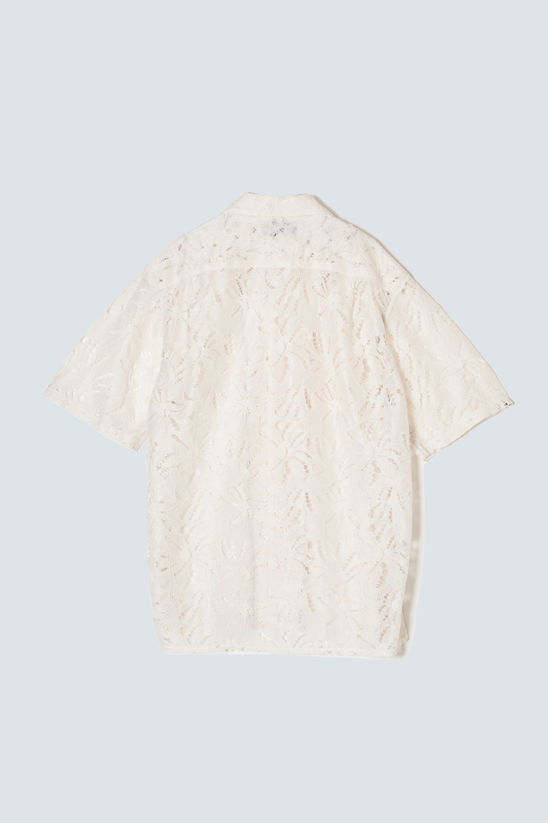 Pearl Button Lace Shirt