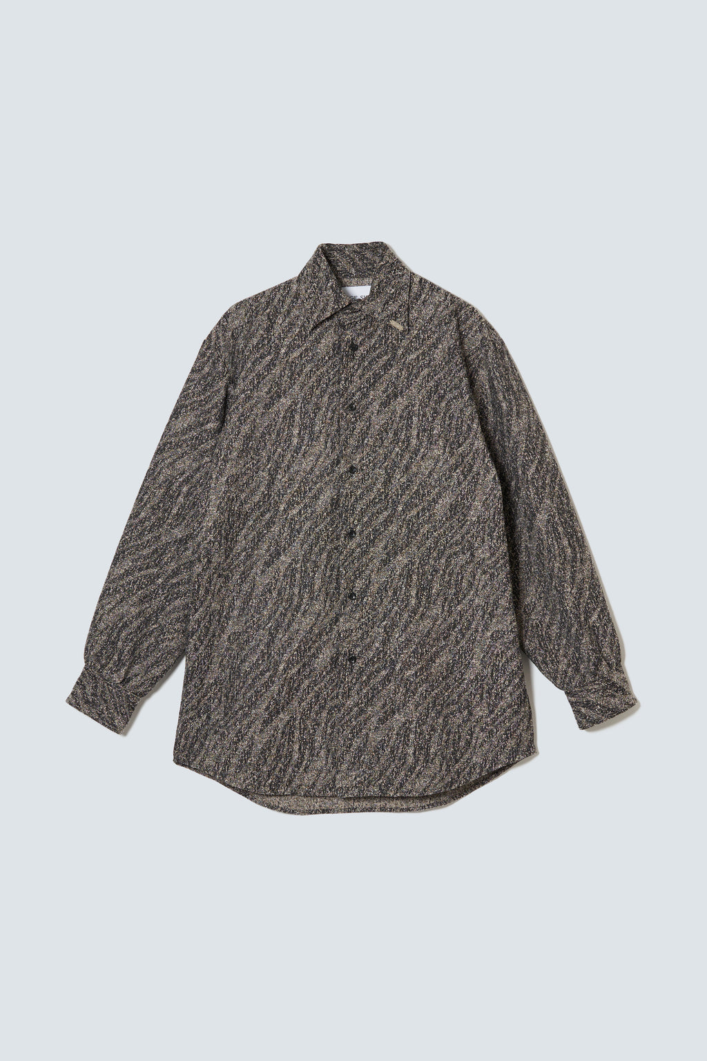 【予約商品】"Sazare"Pebble Tweed Shirt