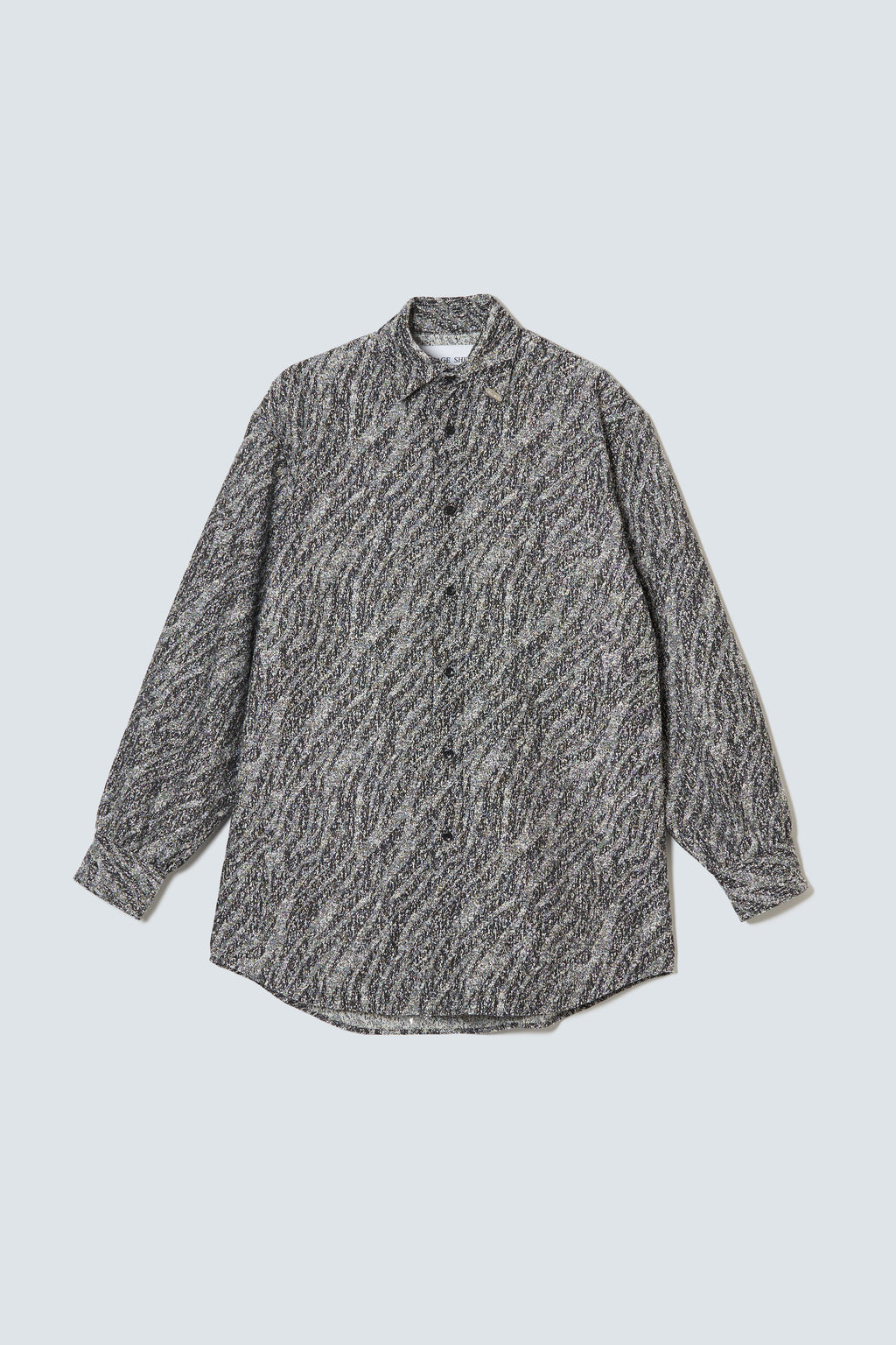 【予約商品】"Sazare"Pebble Tweed Shirt