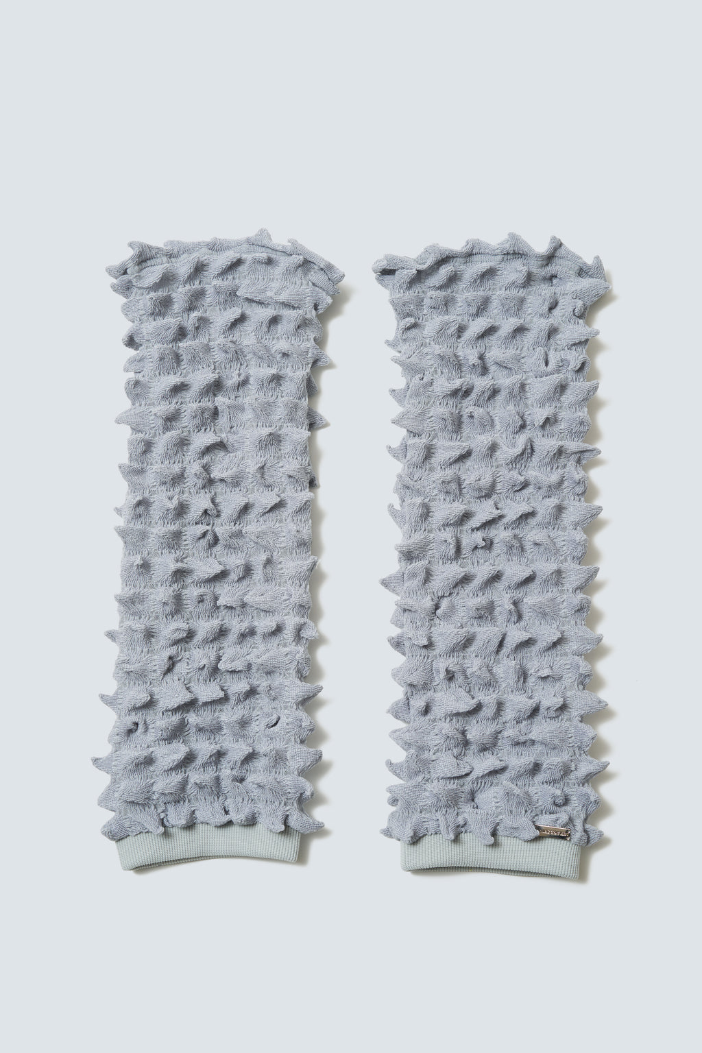 Versatile Spiky Embroidery Knit Leg Warmers (Gray)