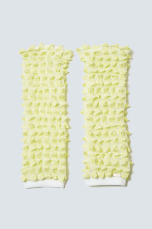 【予約商品】Versatile Spiky Embroidery Knit Leg Warmers