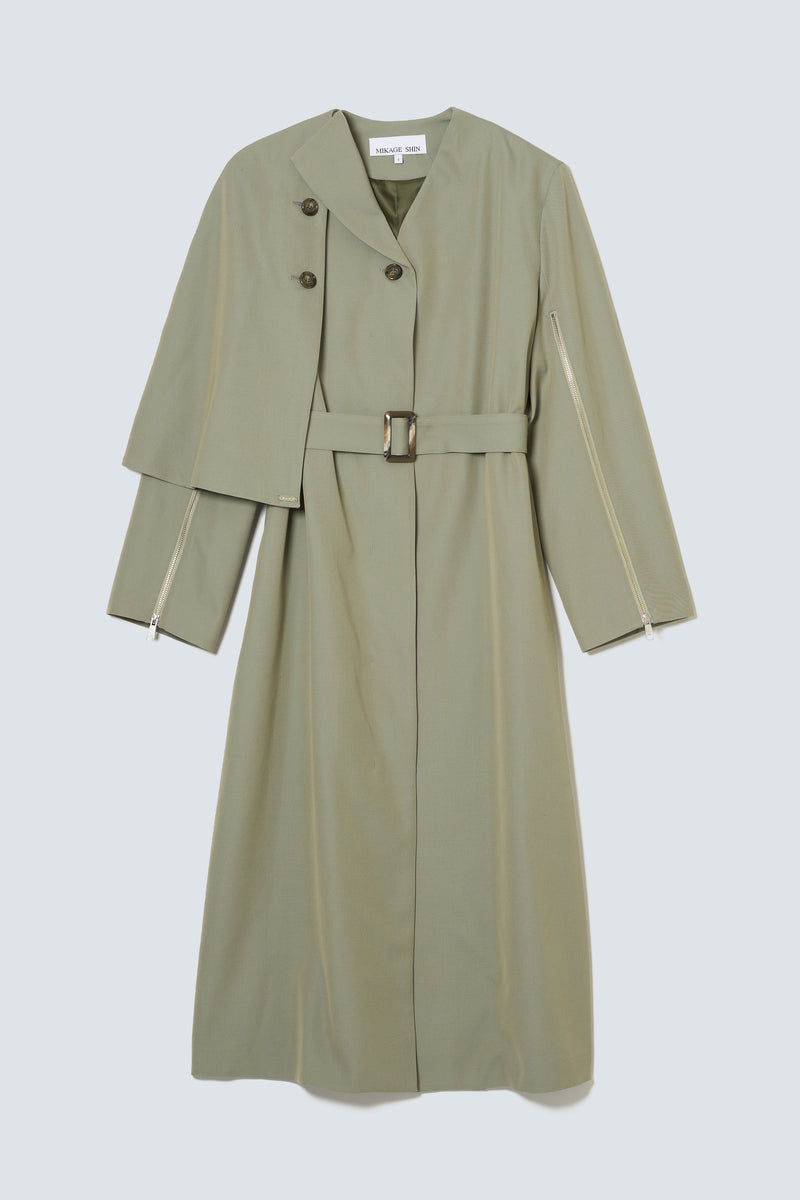 【Coming Soon】Cape Layered Trench Coat