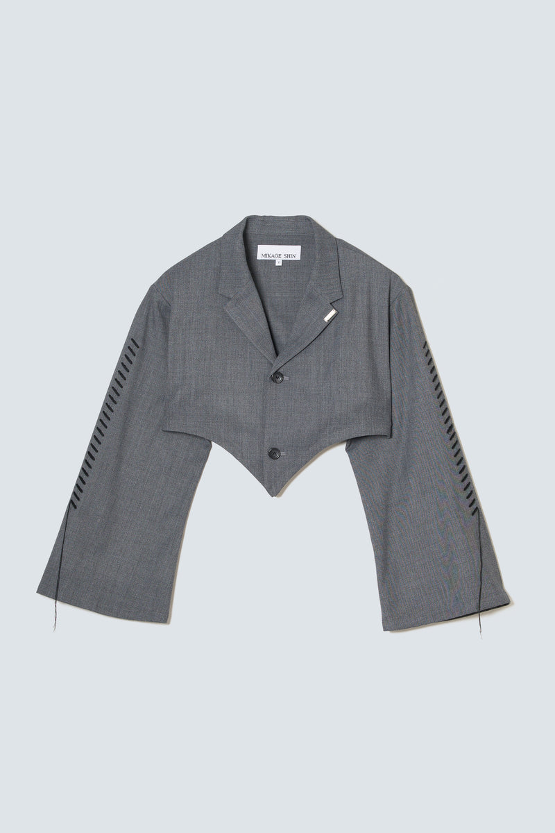 LAST 1 】Stitch Short Jacket / TW（Black) – MIKAGE SHIN