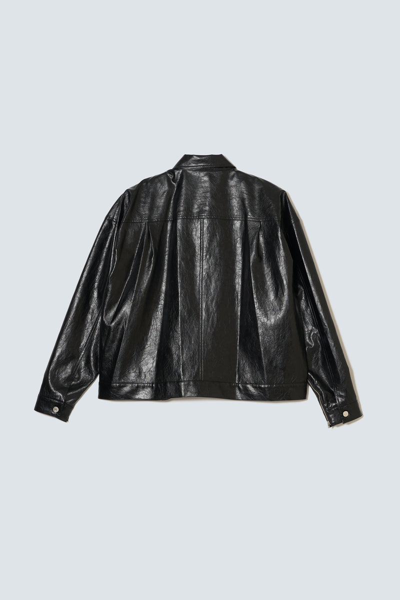 【Coming Soon】Leather Fringe Blouson
