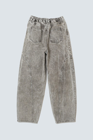 【予約商品】3D Cutting Chemical Washed Denim Pants