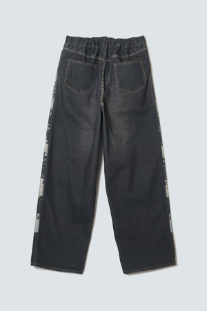 【予約商品】Heat-Scorched Bleach Denim Pants