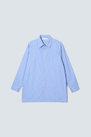 【予約商品】Coin Button Stripe Cotton Shirt