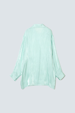 【予約商品】Aqua Textured Sheer Shirt
