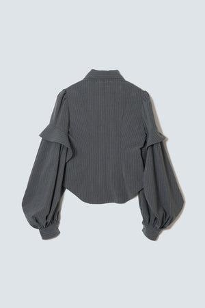 【予約商品】Body Sculpture Power Shirt / Pin Stripe