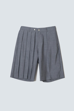 【予約商品】Pleats Docking Shorts