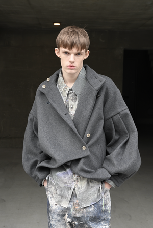 【予約商品】Bias Cut Short Duffle Coat
