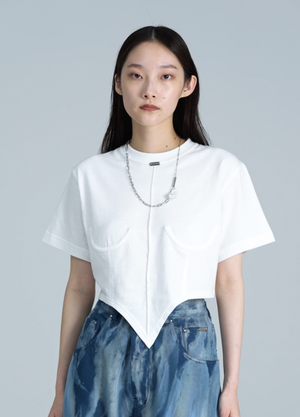 After 25ss: Sculptured Short T-Shirt