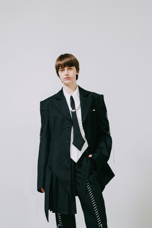【予約商品】Peaked Flare Layered  Jacket