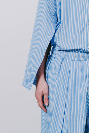【予約商品】Stripe Cotton Shorts/ For Rose Button Stripe Cotton Shirt