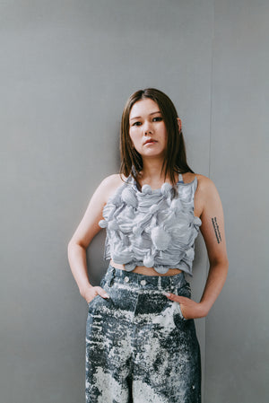 【予約商品】Versatile Spiky Shibori Bustier