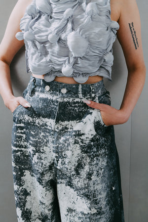 【予約商品】Versatile Spiky Shibori Bustier