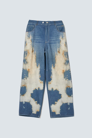 【予約商品】Heat-Scorched Bleach Denim Pants