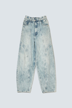 【予約商品】3D Cutting Chemical Washed Denim Pants