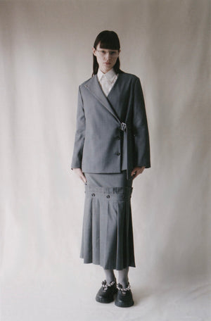 【予約商品】Pleats Open Skirt