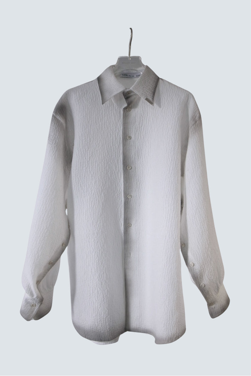 【予約商品】Shadow Textured Sheer Shirt