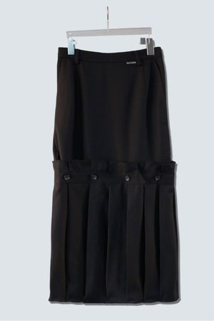 【予約商品】Pleats Open Skirt