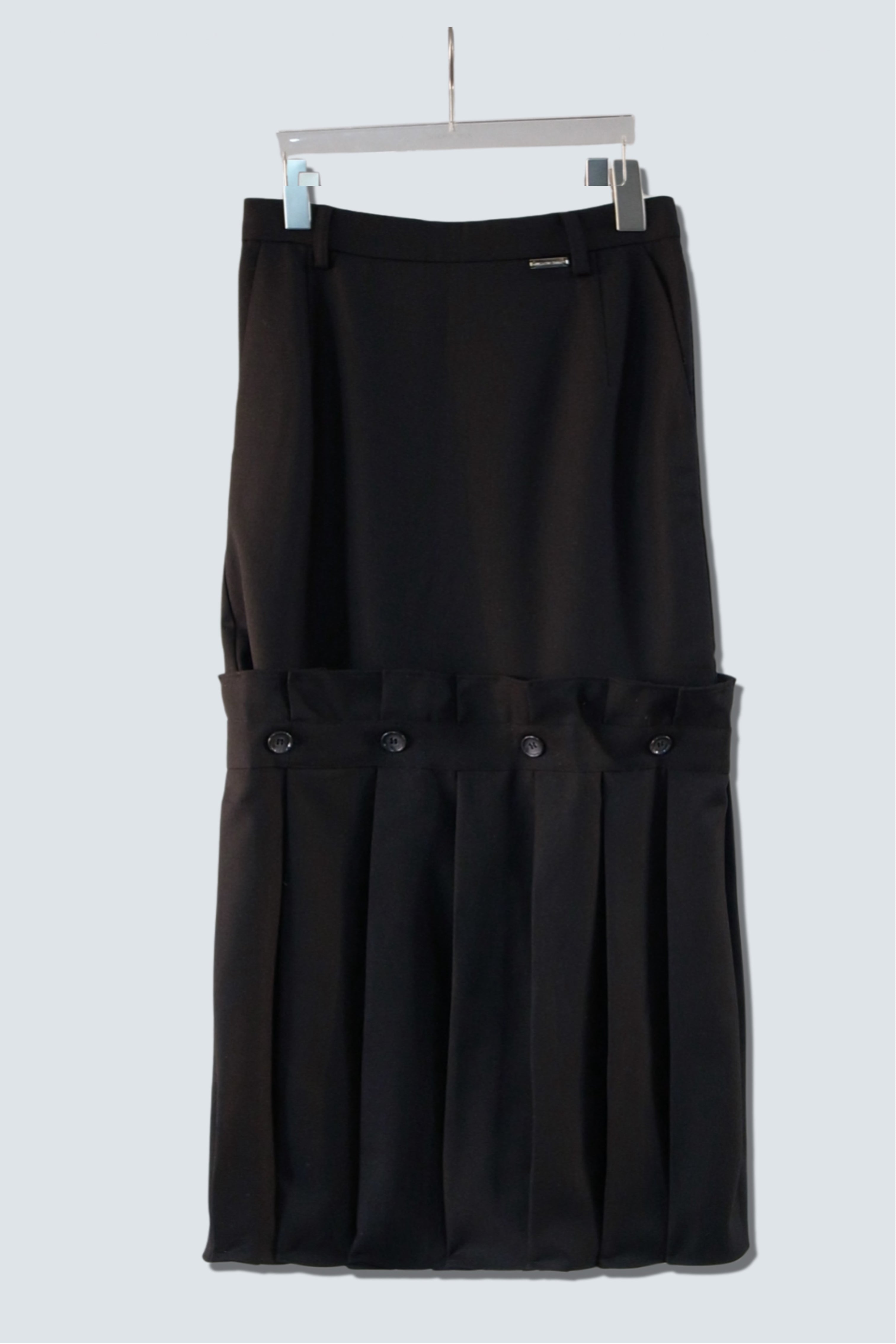 Pleats Open Skirt – MIKAGE SHIN