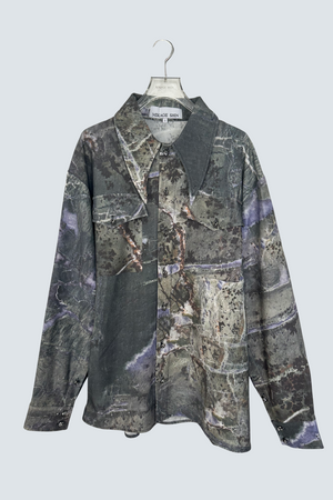 【予約商品】Urban Rusts Sabi Denim Shirt (Navy, Green)