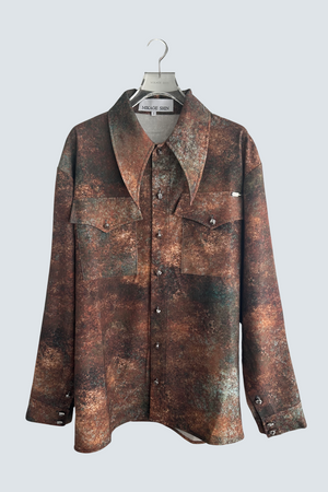 【予約商品】Urban Rusts Sabi Denim Shirt (Blue, Orange)