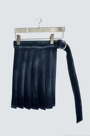 【予約商品】Denim Pleats Belt