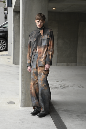 【予約商品】Urban Rusts Sabi Denim Pants (Blue, Orange)