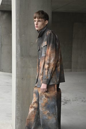 【予約商品】Urban Rusts Sabi Denim Shirt (Blue, Orange)