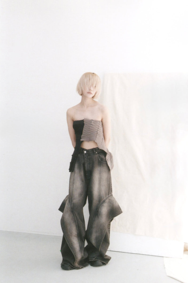 【26SS予約商品】Angel Fin Wide Denim Pants