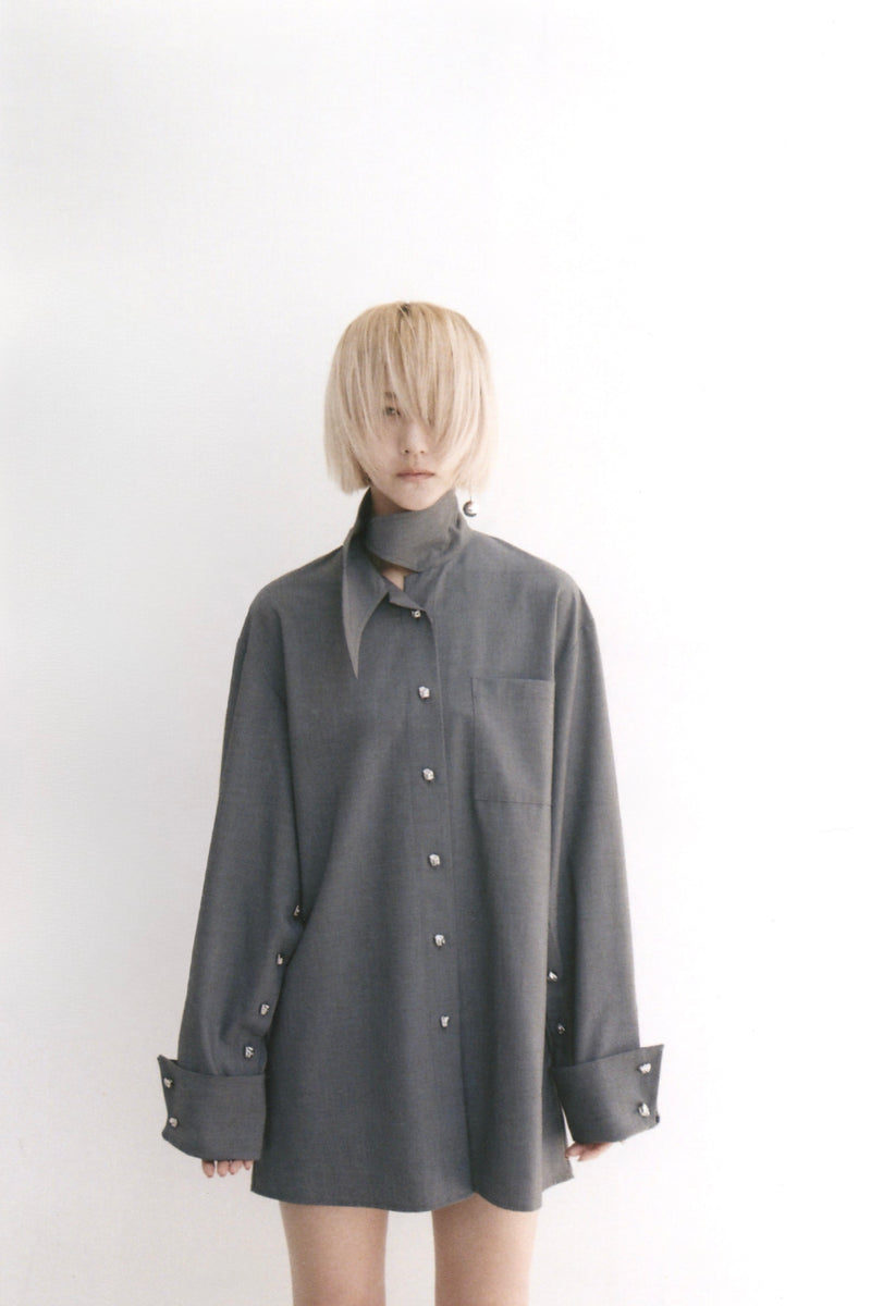 Sharp Collar Shirt – MIKAGE SHIN