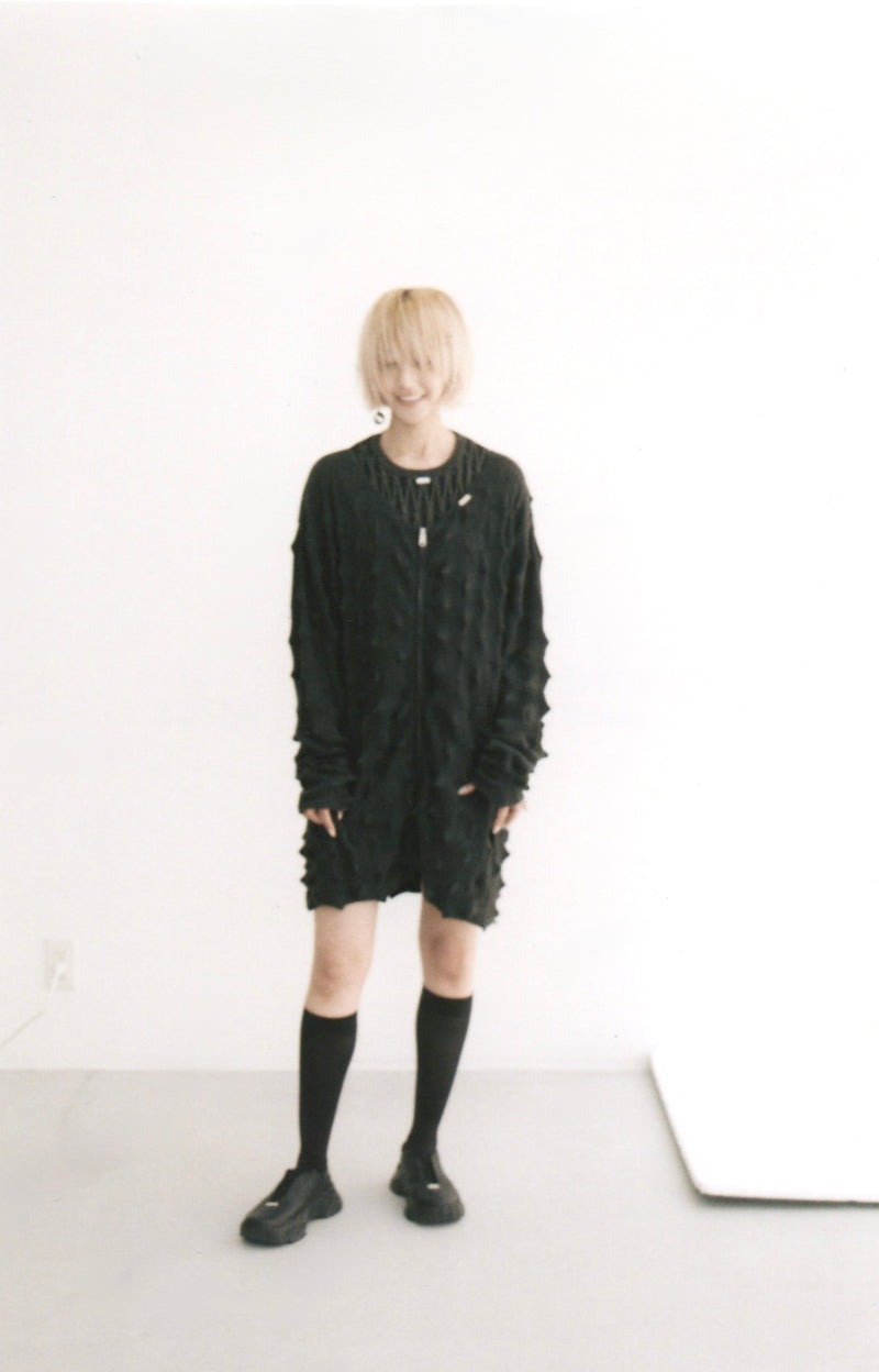 【26SS予約商品】Spiky 2Way Knit Cardigan