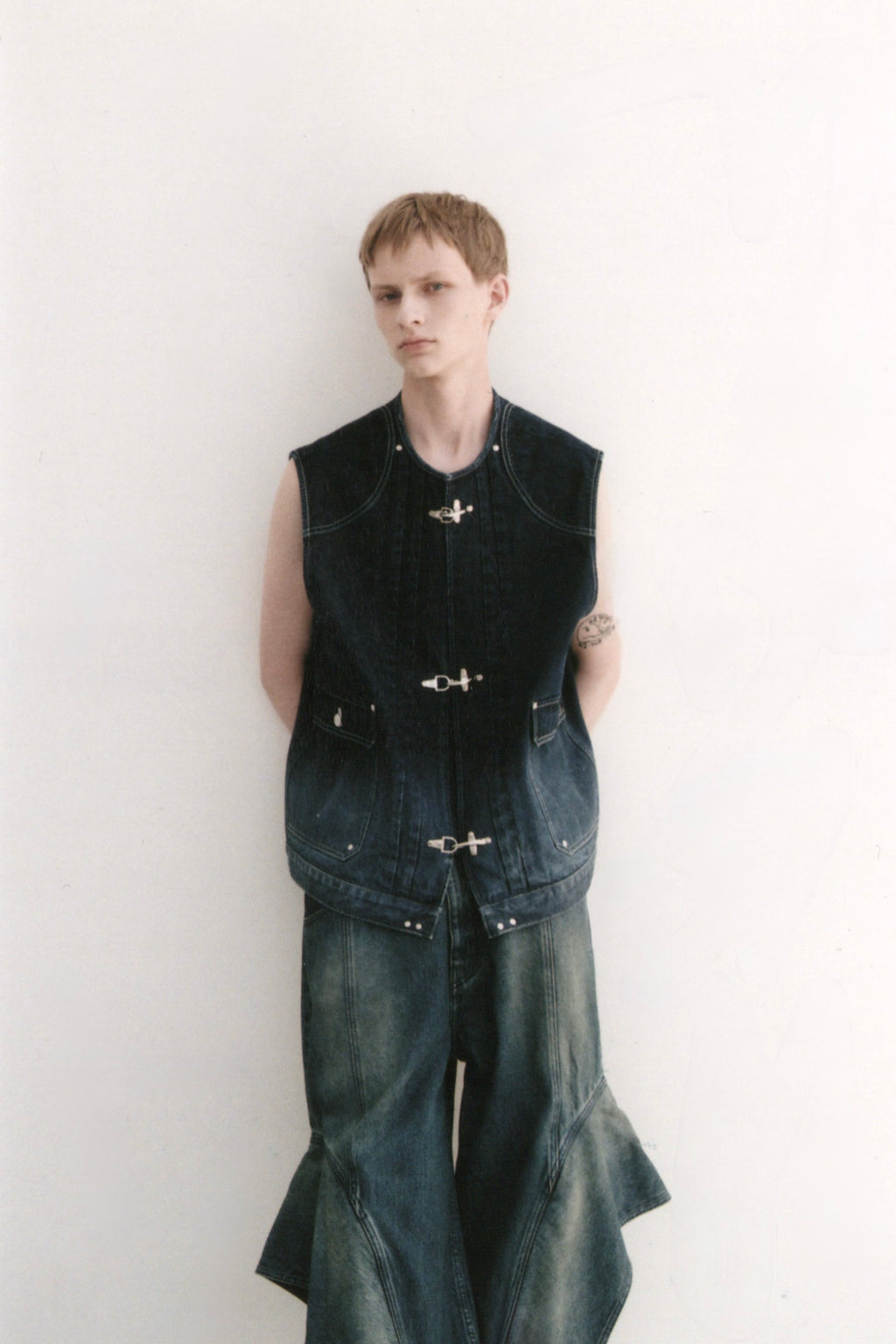 【26SS予約商品】Angel Fin Wide Denim Pants