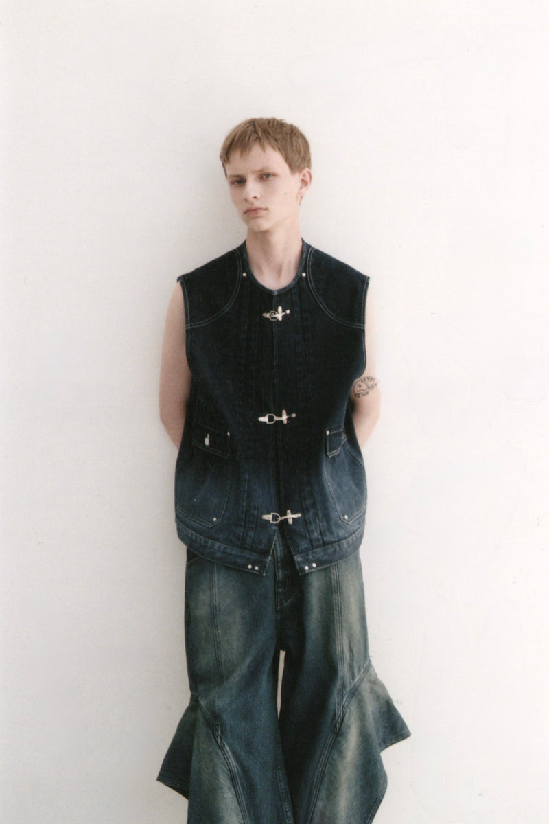 【26SS予約商品】Angel Fin Wide Denim Pants