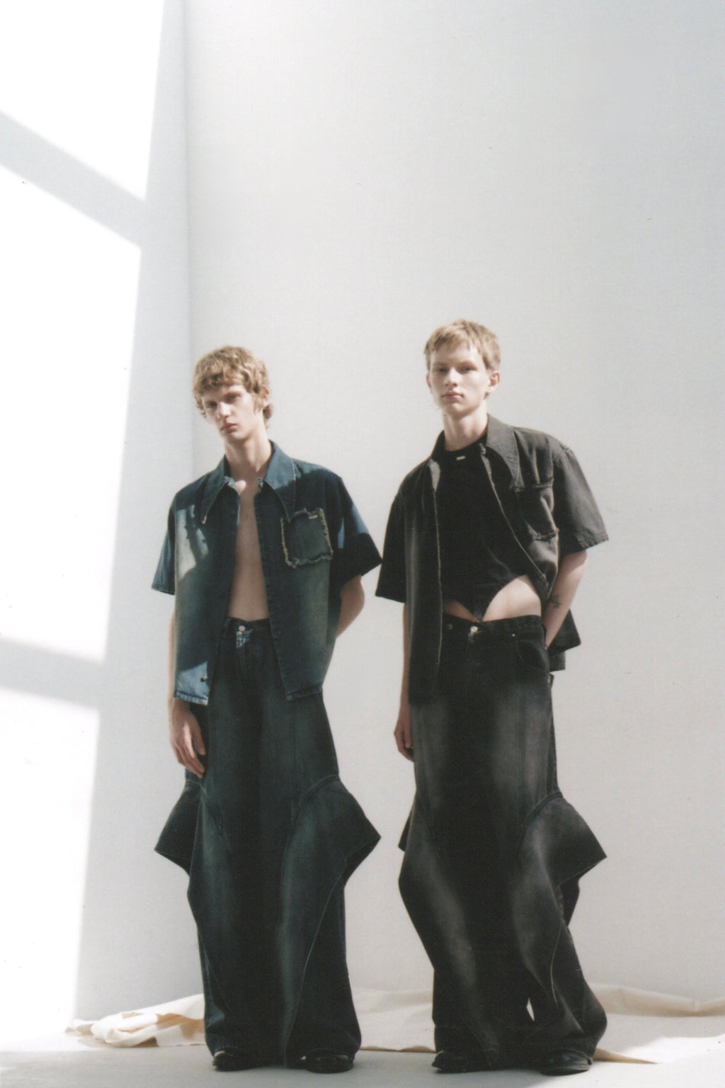【26SS予約商品】 Oil Washed Denim Shirt