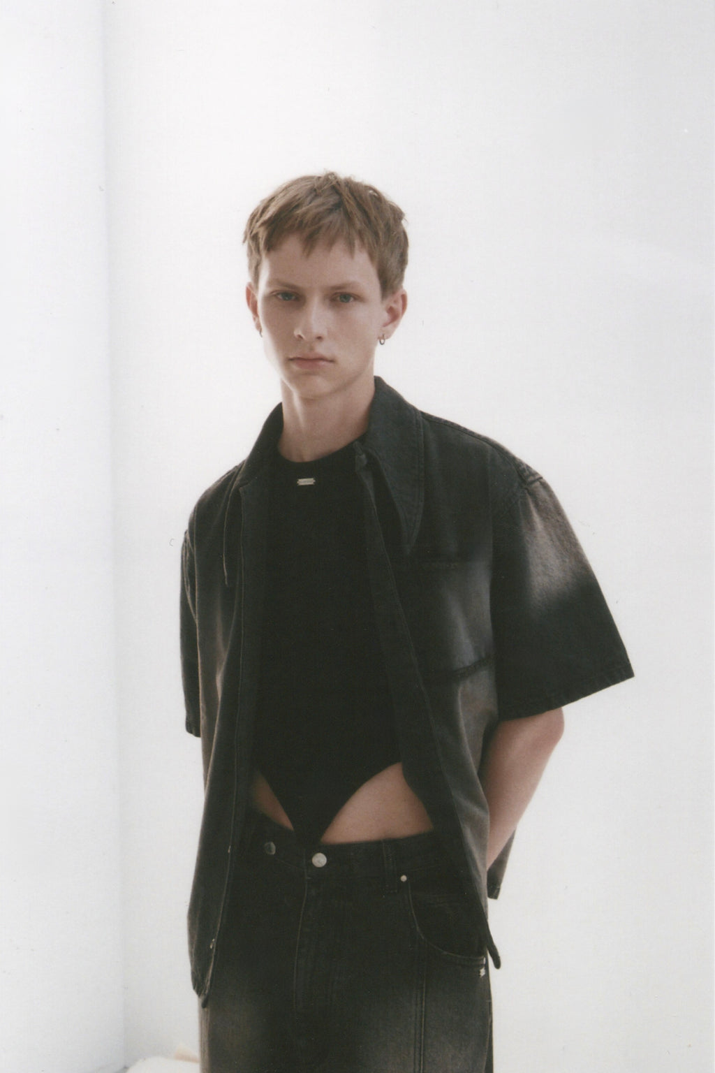 【26SS予約商品】 Oil Washed Denim Shirt