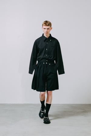 【予約商品】Pleats Docking Shorts